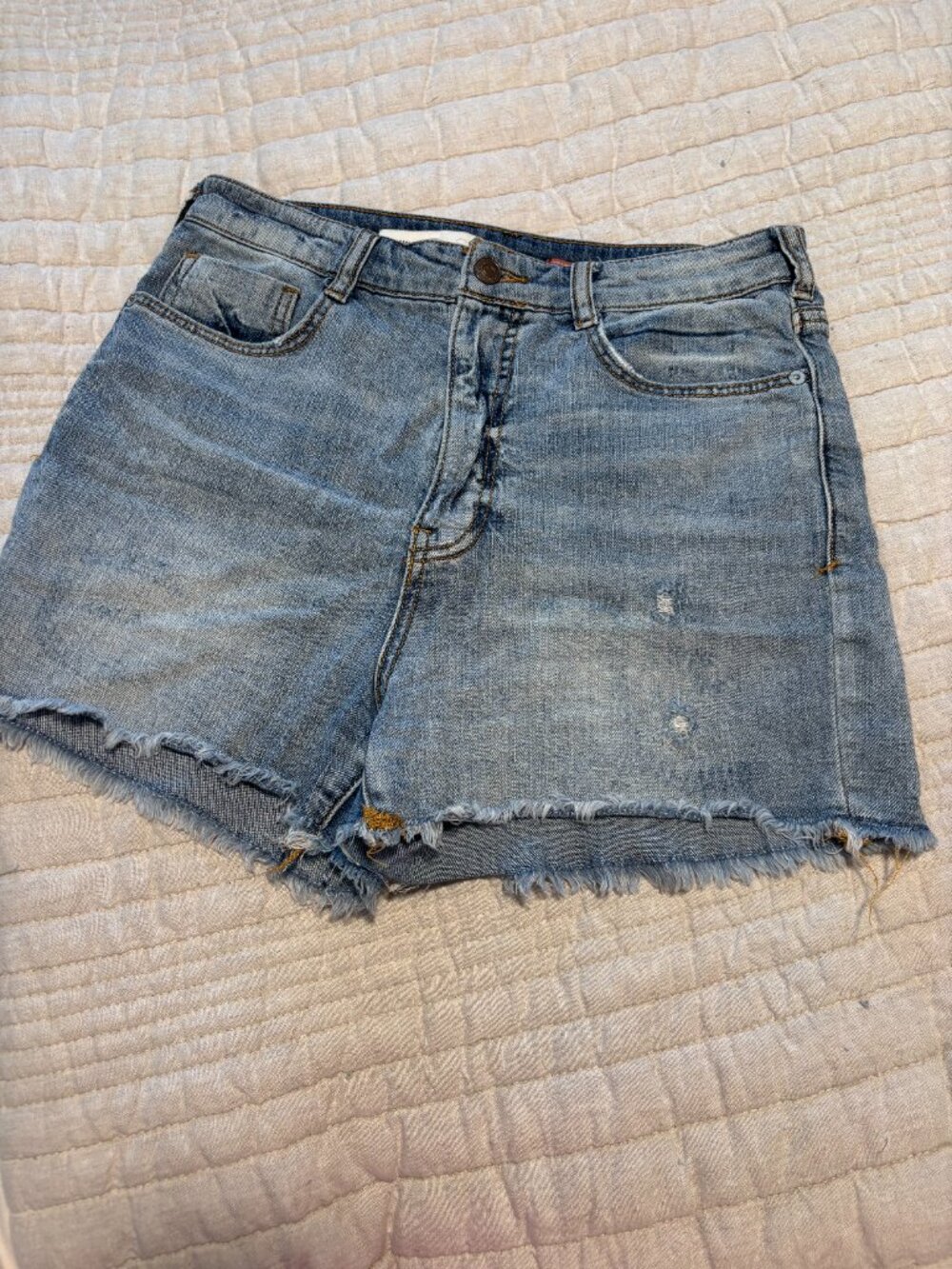 Anthropologie Pilcro High-Rise Denim Shorts, Size 27 - Picture 10 of 14
